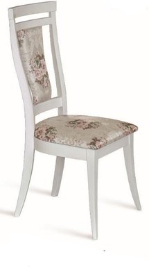 ➤Цена 3 795 грн  Купить Банкетный стул на деревянном корпусе Мерана белый ткань рисунок на розовом ➤Белый ➤Стулья деревянные➤Агросвит 1П➤440306098ПЛМ.8 фото
