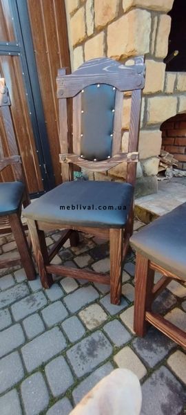 ➤Ціна 2 985 грн UAH Купити Дерев`яний стілець Леафар СТ-33 під старовину➤Білий ➤Стулья под старину➤МЕКО➤0059МЕКО1 фото