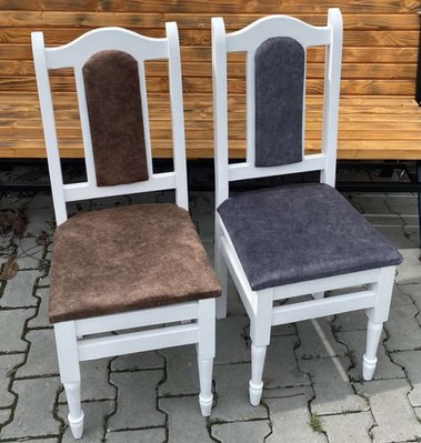 ➤Ціна 1 395 грн  Купити Белый деревянный стул Брен➤орех светлый ➤Стулья деревянные➤Агросвит Б➤440381218ПЛМ.155.1 фото