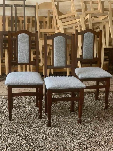 ➤Цена 1 395 грн  Купить Белый деревянный стул Брен ➤орех светлый ➤Стулья деревянные➤Агросвит Б➤440381218ПЛМ.155.1 фото