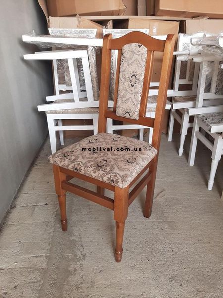 ➤Цена 1 395 грн  Купить Белый деревянный стул Брен ➤орех светлый ➤Стулья деревянные➤Агросвит Б➤440381218ПЛМ.155.1 фото