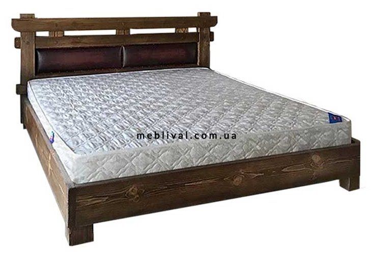 ➤Цена 12 450 грн UAH Купить Кровать деревянная Силеб 160х200 под старину ➤Горіх ➤Кровати под старину➤МЕКО➤0120МЕКО фото