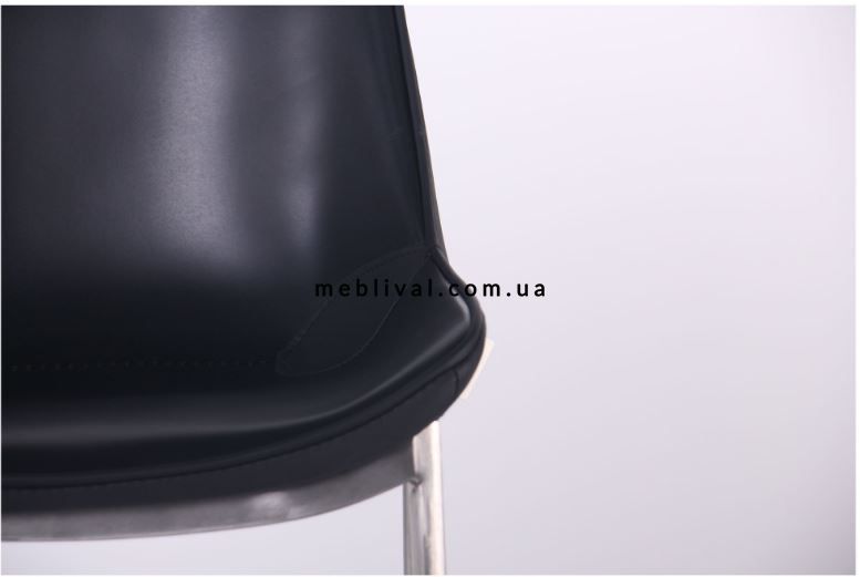 ➤Ціна 4 127 грн  Купити Барный стул Blanc black leather➤Оранжевый ➤Стулья барные➤AMF➤546923АМ фото