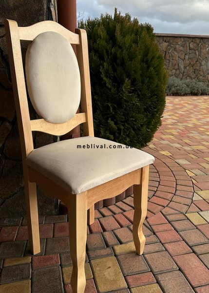 ➤Цена 1 599 грн UAH Купить Мягкий стул Марк деревянный нога точена ➤Орех темный ➤Стулья деревянные➤Агросвит Б➤666001.7ПЛМ фото
