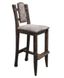 Высокий стул деревянный с подножкой сиденье спинка кожзам барный Гисени 440306278ПЛМ фото 1