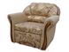 Кресло нераскладное 105х100х95 Боннель ППУ кожзам Мадрас коричневый 144291В129 фото 10