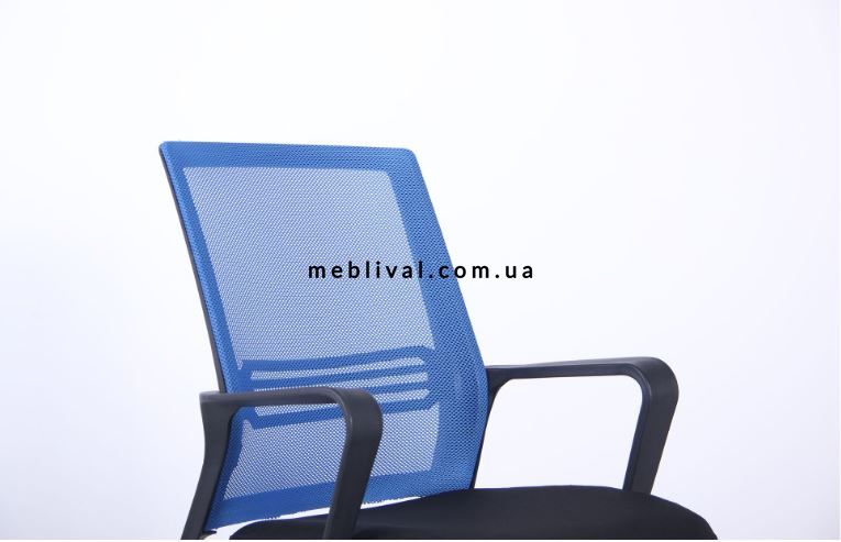 ➤Цена   Купить Кресло Джун сиденье Саванна nova Black 19/спинка Сетка синяя ➤Синий ➤Кресла Коллекция Онлайн➤AMF➤377008АМ фото
