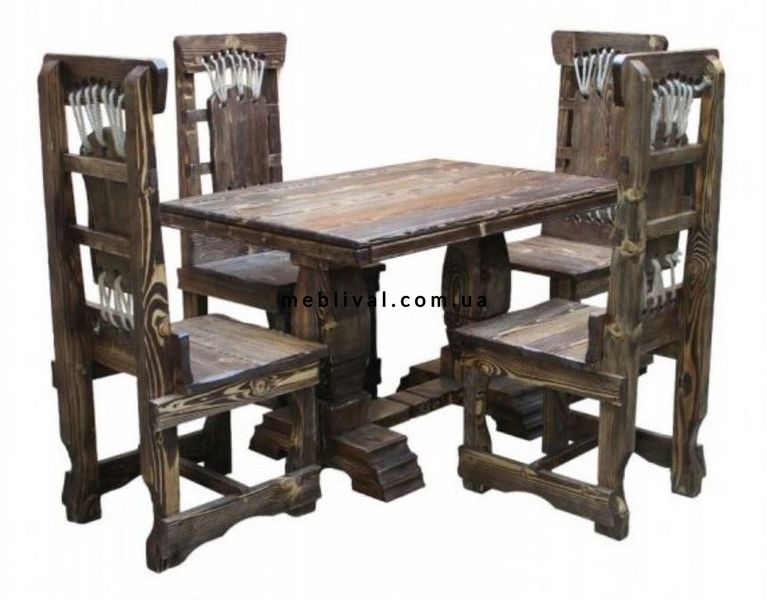 ➤Цена 3 015 грн  Купить Стильный деревянный стул под старину Гроле ➤орех ➤Стулья под старину➤Агросвит 4С➤440306293ПЛМ фото