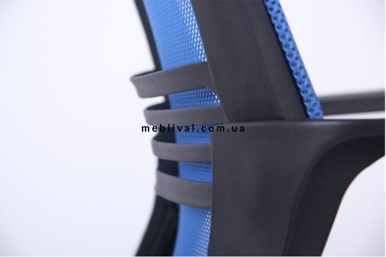 ➤Цена   Купить Кресло Джун сиденье Саванна nova Black 19/спинка Сетка синяя ➤Синий ➤Кресла Коллекция Онлайн➤AMF➤377008АМ фото
