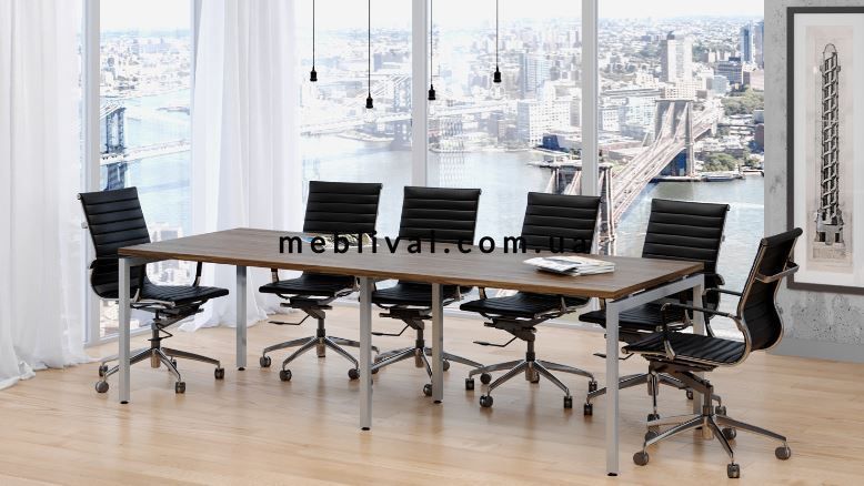 ➤Цена 15 187 грн  Купить Стол для переговоров в стиле Loft Design Орех арт050113 ➤орех ➤Столы для переговоров в стиле Loft➤Modern 10➤062381 фото