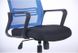 Кресло Джун сиденье Саванна nova Black 19/спинка Сетка синяя 377008АМ фото 6