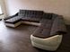 Модульный диван для гостиной П-образный со спальным местом арт040166.6 440312325.7.ВО фото 7