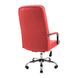 Кресло офисное 63х55х112-120 Tilt металл хромированный + мягкие накладки кожзам красный 1887445778RICH1 фото 5