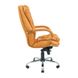 Кресло офисное на колесиках крестовина хром 64х60х112-119 Tilt кожзам оранжевый 1248656758RICH3 фото 3