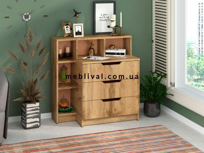 ➤Цена 3 763 грн  Купить Комод К-3+5 Трюфель 80х40х82 ➤трюфель ➤Комоды➤ПЕХ➤440302685,4ПЕХ фото