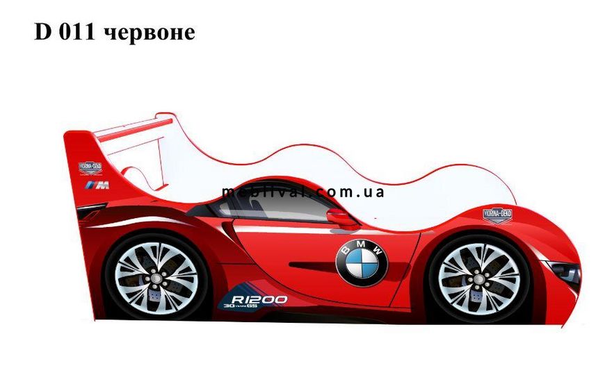 ➤Цена 4 928 грн  Купить Кровать машинка BMW Red D011 70х155 ➤ ➤Кровати детские➤VDЕ➤144542.18ВИОРД1 фото