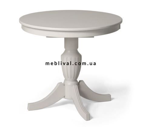 ➤Цена 11 850 грн UAH Купить Стол круглый кухонный Арофма D100+40 деревянный Ivory ➤Слонова кістка ➤Столы круглые➤Kulvpa➤0063PAV фото