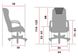 Кресло компьютерное 64х58х114-125 Tilt металл хромированный + накладки мягкие кожзам черный 1884878778RICH1 фото 6