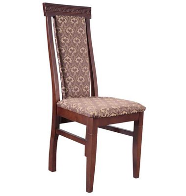 ➤Цена 5 325 грн  Купить Банкетный стул с высокой спинкой Баккон темный орех ➤Орех темный ➤Стулья деревянные➤Агросвит 1П➤440311937ПЛМ фото