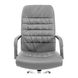 Кресло офисное 63х55х112-120 Tilt металл хромированный + мягкие накладки кожзам серый 1887445778RICH5 фото 7