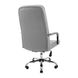 Кресло офисное 63х55х112-120 Tilt металл хромированный + мягкие накладки кожзам серый 1887445778RICH5 фото 5