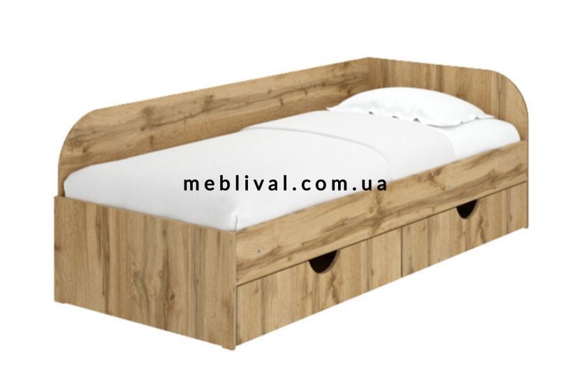 ➤Цена 5 240 грн  Купить Кровать детская ДСП с бортиком 193х84х65 ➤дуб тахо ➤Кровати детские➤ПЕХ➤440311620ПЕХ фото
