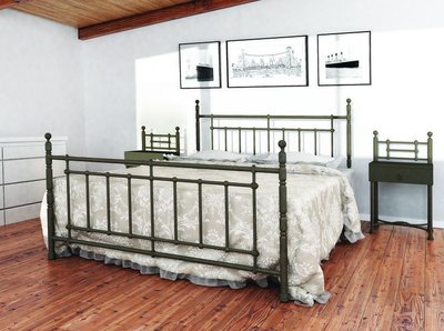 ➤Цена   Купить Металлическая кровать двуспальная Napoli (Неаполь) Bella Letto ➤Тёмно-серый ➤Кровати металлические➤Металл-дизайн➤440300932WOOМЕТДИЗ.1 фото