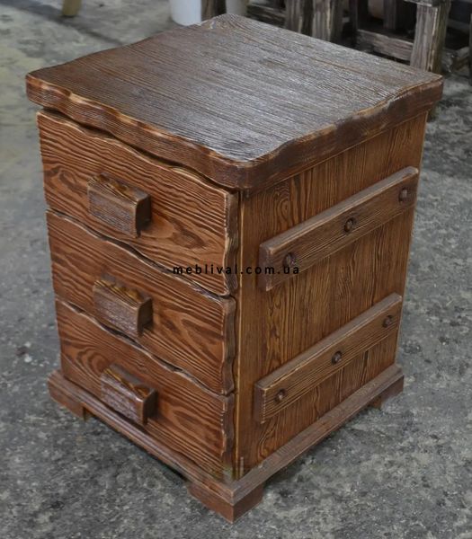 ➤Цена 5 400 грн UAH Купить Тумба прикроватная 45х40х55​​​​​​​ деревянная под старину ➤Бук натуральний ➤Тумбы под старину➤МЕКО➤0153МЕКО фото