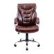 Кресло офисное 63х58х111-118 Tilt Металл хромированный кожзам коричневый 1887655778RICH1 фото 2