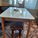 Стол кухонный 110х70(+35) Dron на деревянных опорах 0158JAM фото 3