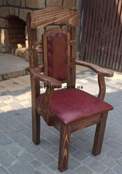 ➤Ціна 3 300 грн UAH Купити Стілець під старовину Іксвелорок із масиву дерева твердий➤Горіх ➤Стулья под старину➤МЕКО➤0062МЕКО1 фото