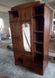 Шкаф деревянный с зеркалом 120х58хh210 под старину 0205МЕКО фото 4