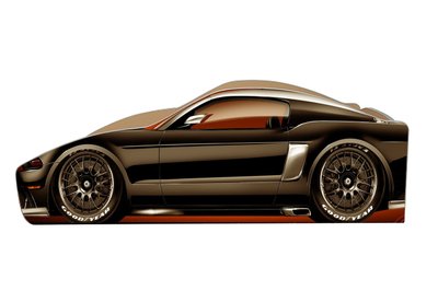➤Цена   Купить Кровать машинка Ford Б-023 Mustang Black ➤Черный ➤Кровати детские➤VDЕ➤144541ВИОРД3 фото