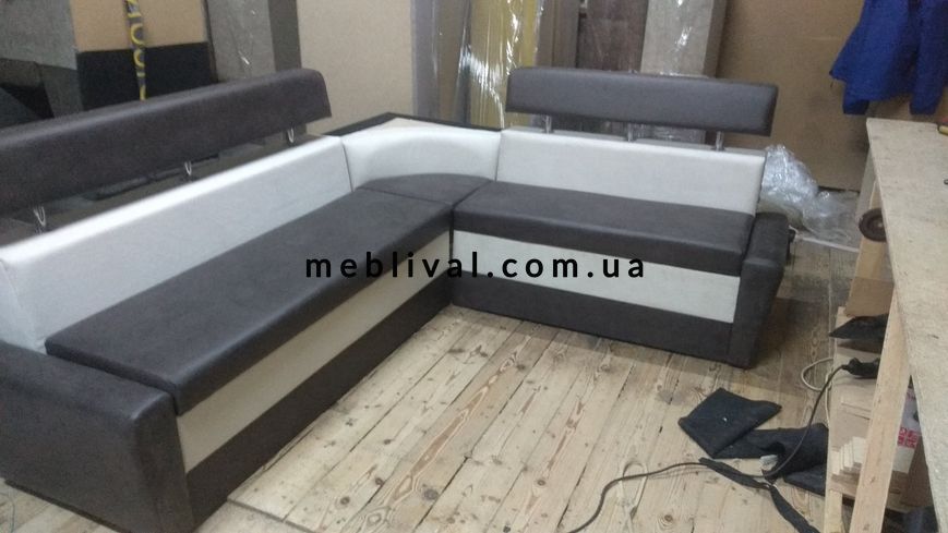 ➤Ціна 12 571 грн  Купити Кухонный уголок раскладной кожзам Флай красный с черным➤ ➤Кухонные уголки раскладные➤МИКС➤144854МИК фото