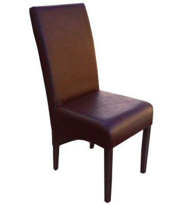 ➤Цена 3 450 грн  Купить Банкетный стул с высокой спинкой кожзам коричневый Априка ➤Коричневый ➤Стулья деревянные➤Агросвит 1П➤440305637ПЛМ фото