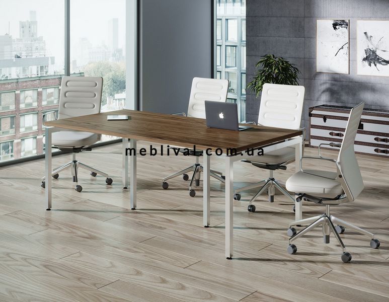 ➤Цена 13 770 грн  Купить Стол в стиле Loft для переговоров Орех арт050114 ➤орех ➤Столы для переговоров в стиле Loft➤Modern 10➤62377LO фото