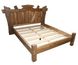 Кровать деревянная двуспальная Кажов под старину 0125МЕКО фото 4