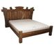 Ліжко дерев'яне двоспальне Кажов під старовину 0125МЕКО фото 1
