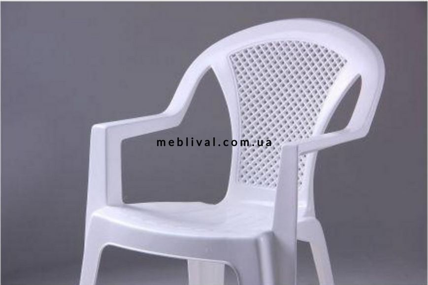 ➤Цена   Купить Стул Ischia пластик белый 01 ➤ ➤Кресла и стулья пластиковые➤➤200002АМ фото